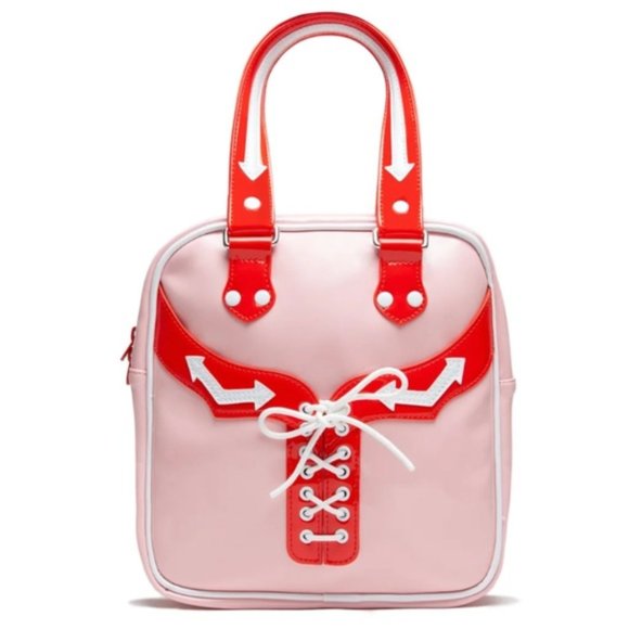 Converse x Mademe Western Purse Bag Pink Fiery Red Logo Women's 10009073-A02 - Picture 1 of 8